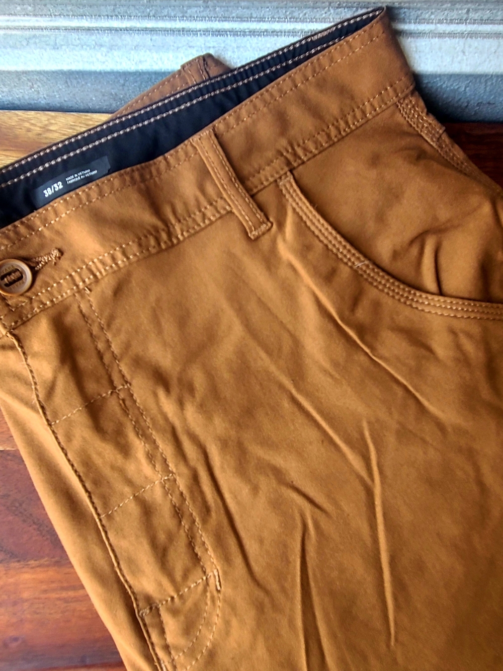 Prana Men's Chinos in Caramel Tan